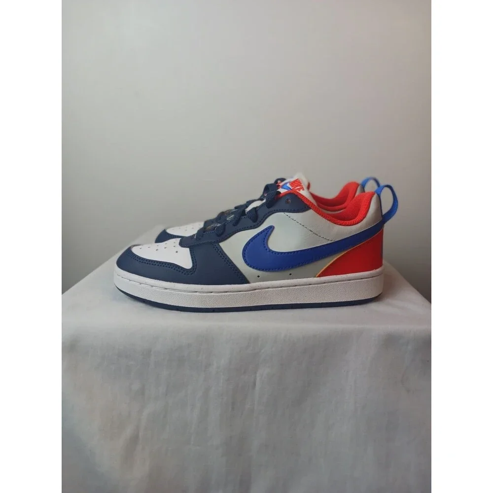 Nike Court Borough Low Recraft GS Midnight Navy Team Orange Kid Youth DV5456-401